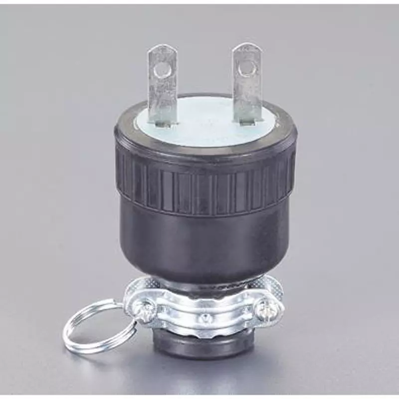 Esco Rubber Plug 15 A 250 V Rated Capacity Correspondence Rohs Directive M3.5 Terminal Screw Size, EA940BV-3