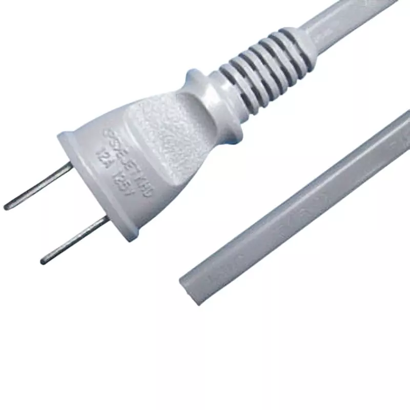 KHD Vinyl Cabtyre Oval Cord Plug 125 V Rated Voltage 12 A Rated Current, P付-VCTFK 1.25SQ-2m