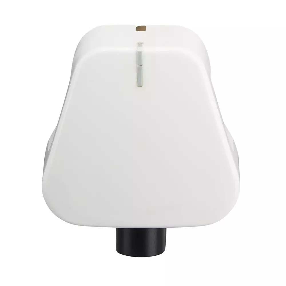 L&T [ Lauritz Knudsen ] Plug Top White Color 3 Pin 6 Amp Current, CB93100PW06