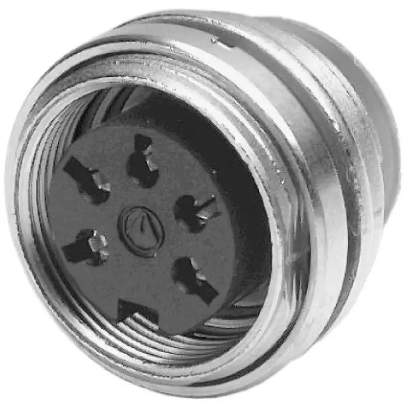 Amphenol DIN Socket 5 Pole 5 Amp Rated Current, T3363 100 RS