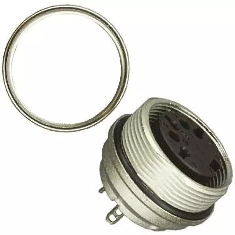 Amphenol DIN Socket 8 Pole 5 Amp Rated Current, C091 31G008 100 2
