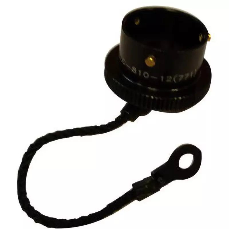 Amphenol Dust Cap Socket Aluminum Material Black Color 62 GB Series, BZLC-810-16(771)