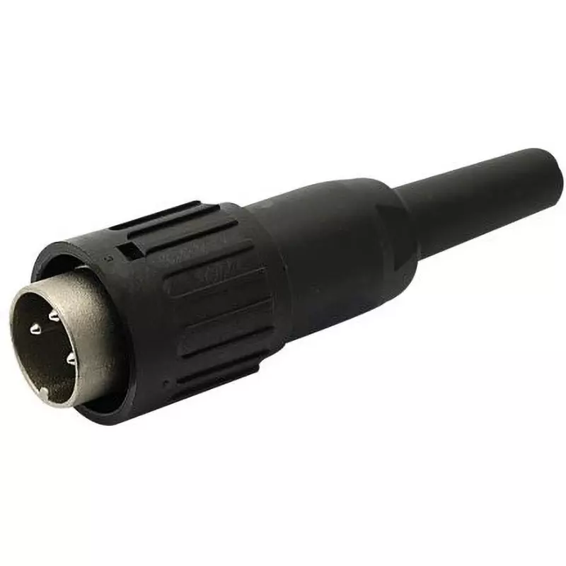 Amphenol DIN Plug 8 Pole 5 Amp Rated Current, T3524501