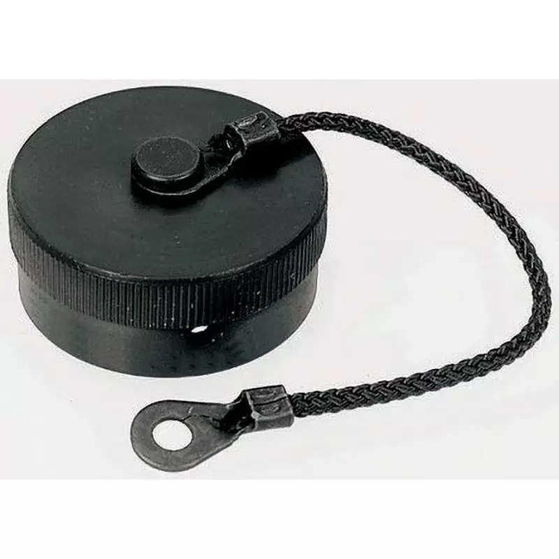 Amphenol Dust Cap Plug Aluminum Material Black Color 62 GB Series, 62LC-812-18(771)