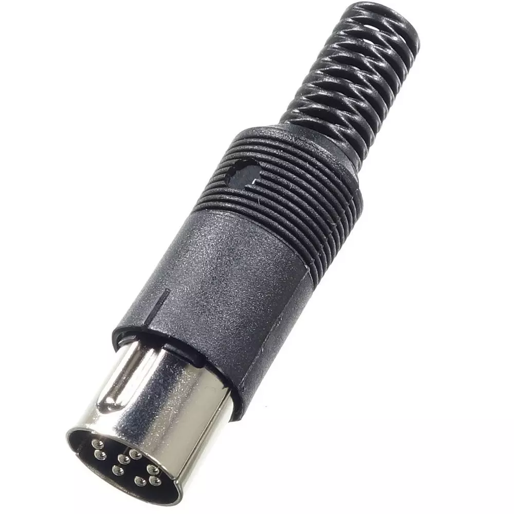 MARUSHIN ELECTRIC DIN Plug Cable Insertion Surface Mount Device Plug Connector Shape 8 poles No. of Pin, MP-018/8