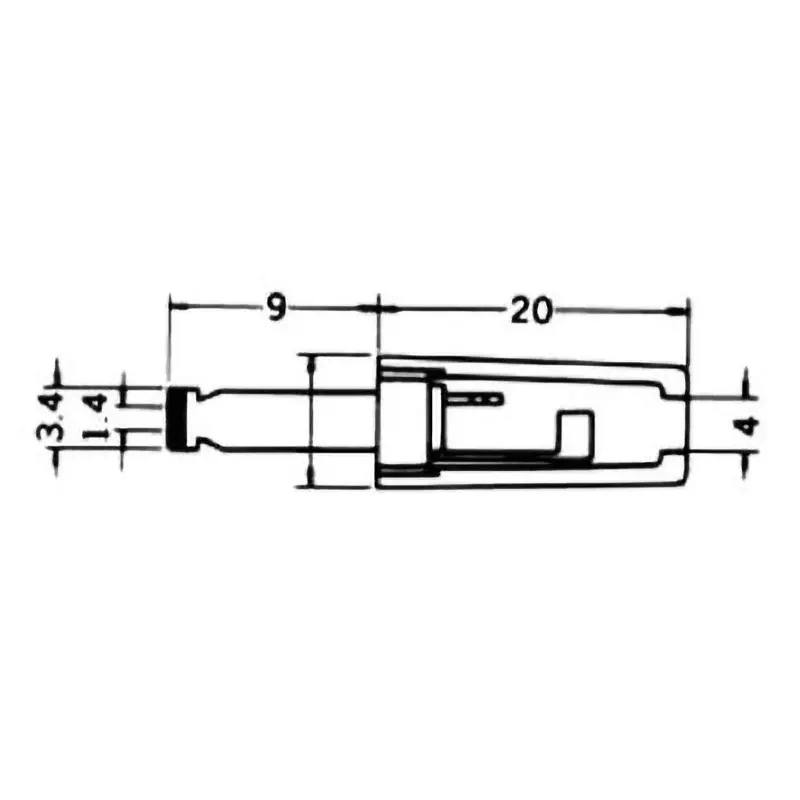 MARUSHIN ELECTRIC DC Plug DC12 V Rated Voltage Straight 0.5 Amp Rated Current, MP-121WK