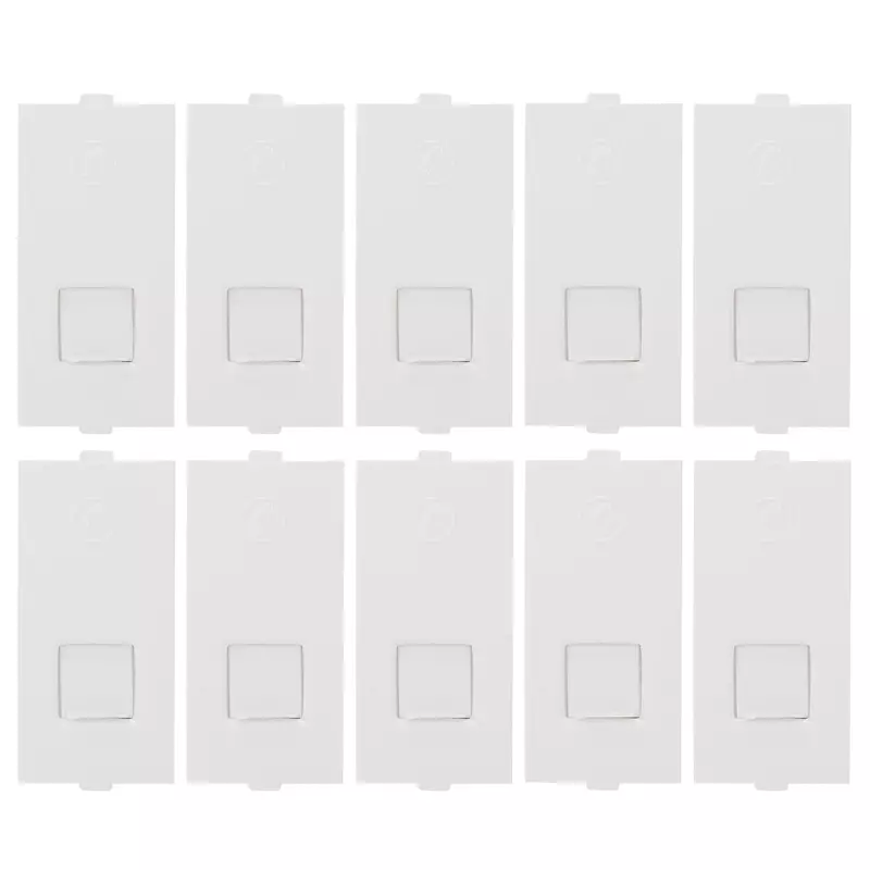 Cona 9341 White  Mini Tele Jack 2 Line Pack of 10