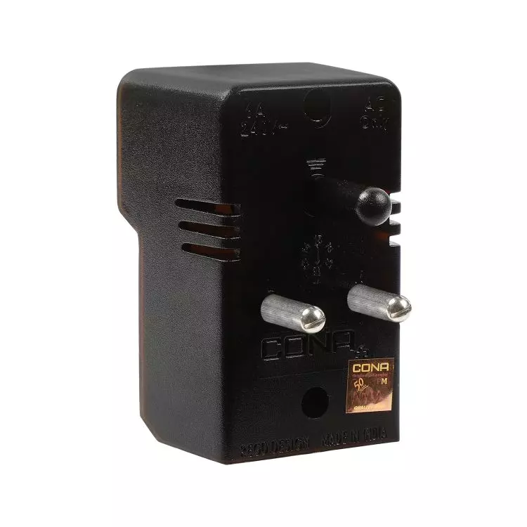 Cona 1746 6A White 3 Pin Multi-plug