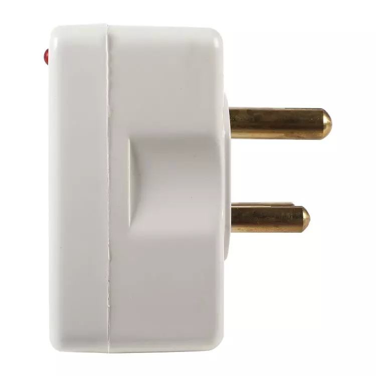 Cona 2076 6/16A White 3 Pin Multi-plug Pack of 3