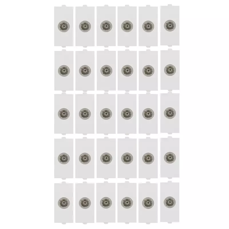 Cona 9336 White  TV Antenna Socket Pack of 30