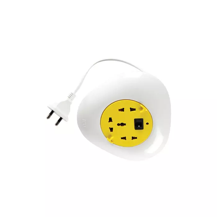 Havells Reo Yellow Moon 2 Pin 4M Round Flexbox Universal Fit AHEXXXY020