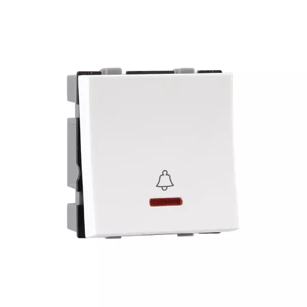 Buy Havells Reo Elegant 6 A Mega Bell Push Switch with Indicator AHRMBIW061 from Industrybuying.com