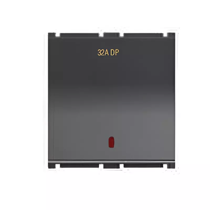 Goldmedal Switch with LED Indicator Arc Double Pole 32 A 2 Module, 182431