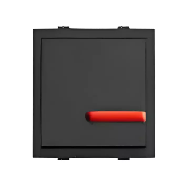 K9 Euro Switch With Indicator 1 Way 2 Module 20 Amp, 9024 (Pack of 10)