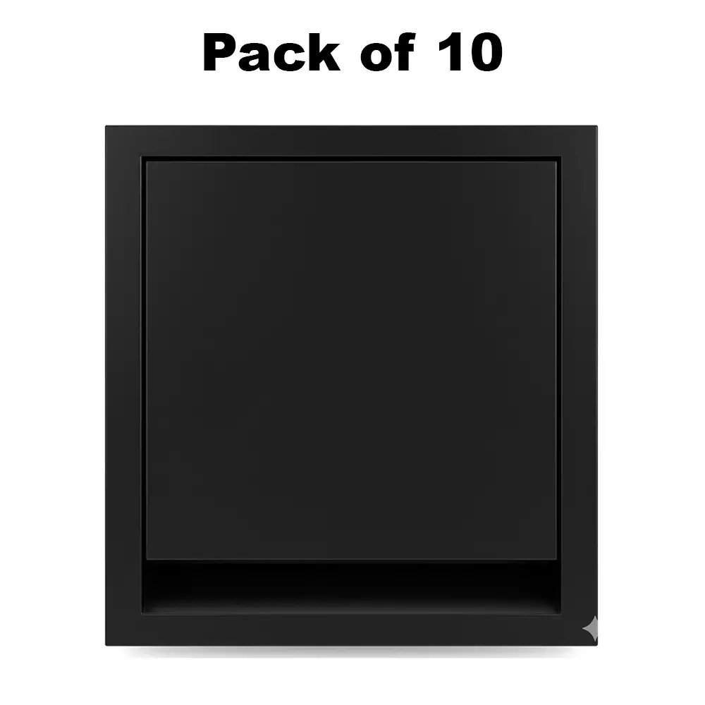 K9 Benz Switch 1 Way 2 Module 6 Amp Black, 9606 (Pack of 10)