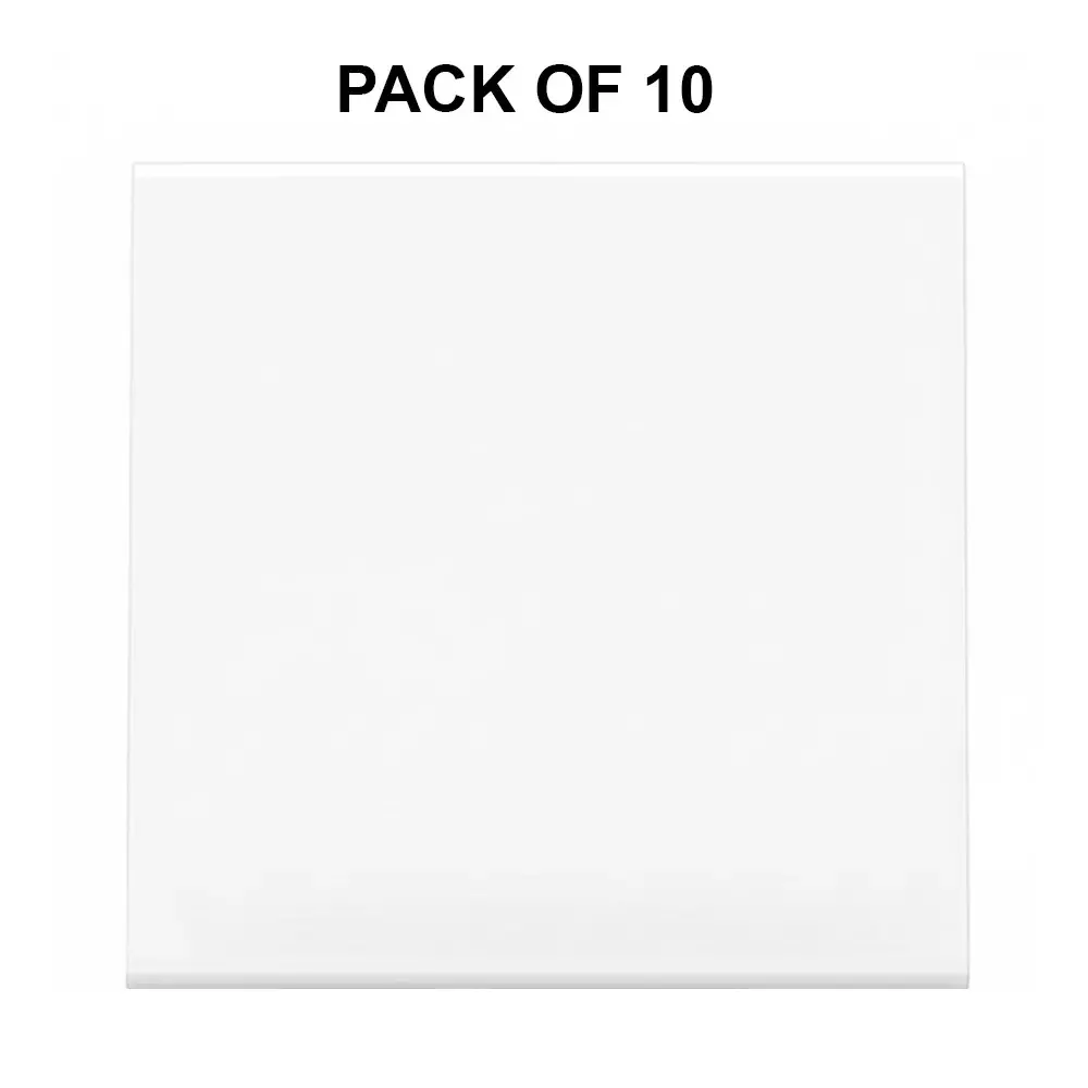 K9 Evoq Tango Dura Switch 1 Way 6 Amp 2 Module White, 9206 (Pack of 10)