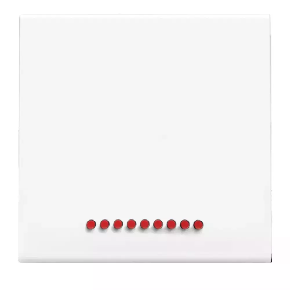 K9 Evoq Arc Dura Switch With Indicator 1 Way 20 Amp 2 Module White, 9364 (Pack of 10)