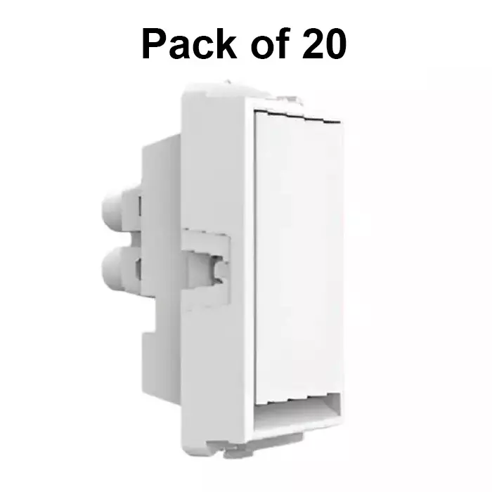 cona-plane-switch-oura-series-white-6-amp-1-way-pack-of-20-pcs