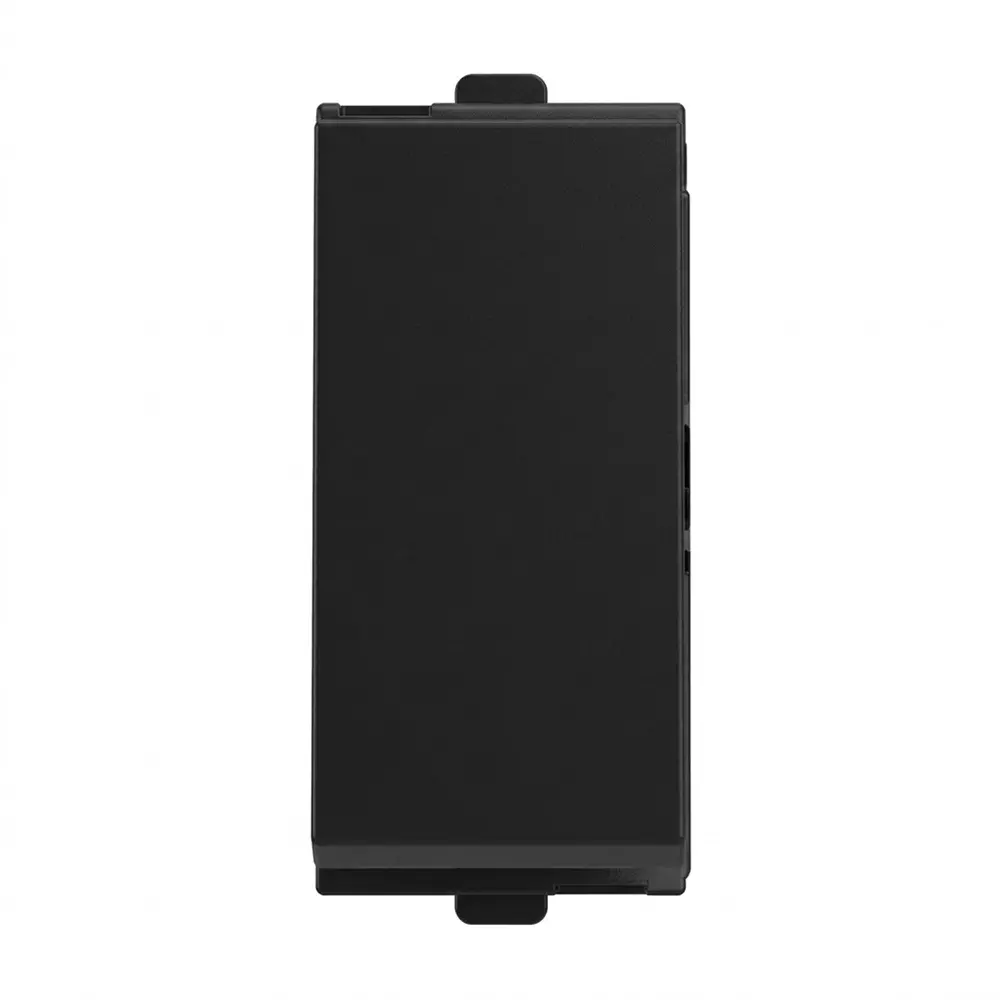 Polycab Etira Electric Switch 6 A Rated Current Dark Black 1 Module 1 Way Switch Polycarbonate for Industrial & Commercial Use