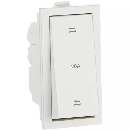 Golek Accura Electrical Switch Rocker 2 Way 1 Modular, 5007 (Pack of 20)
