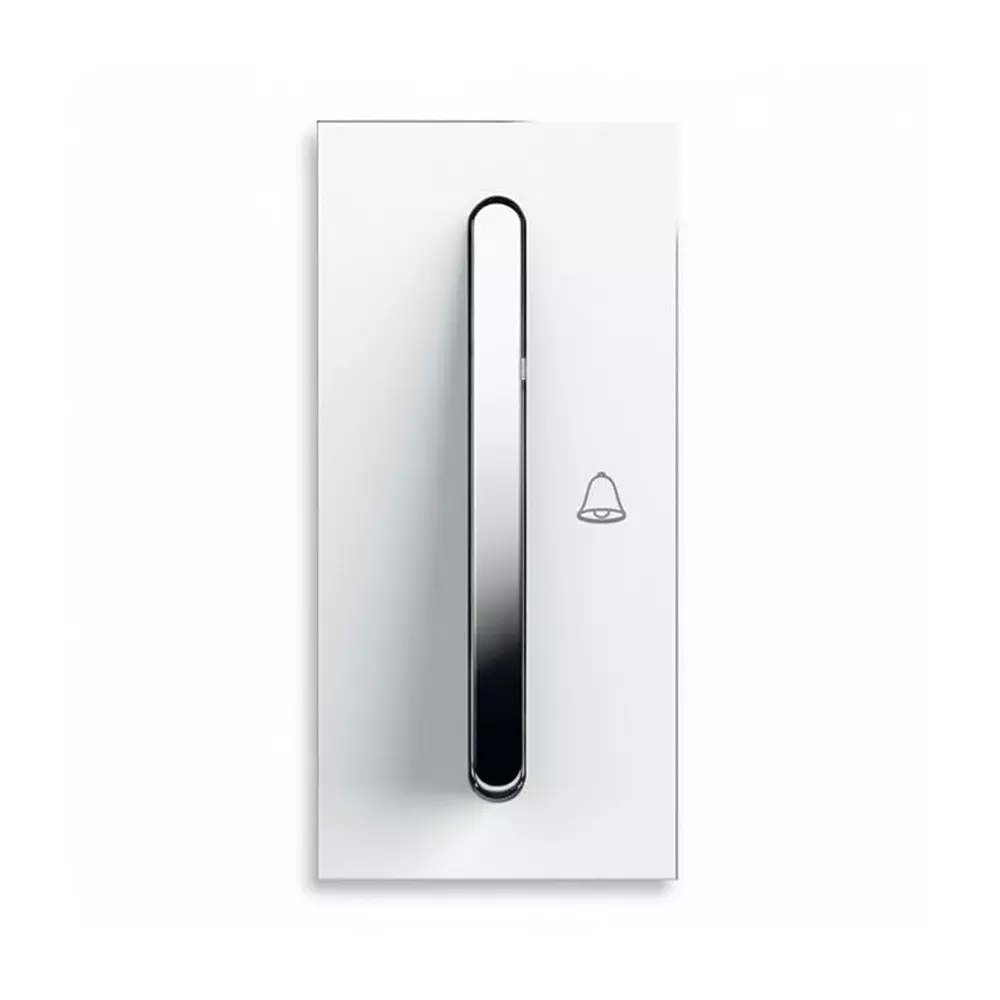 K9 Sleek Bell Push Switch 1 Module 6 Amp White, 9623 (Pack of 20)