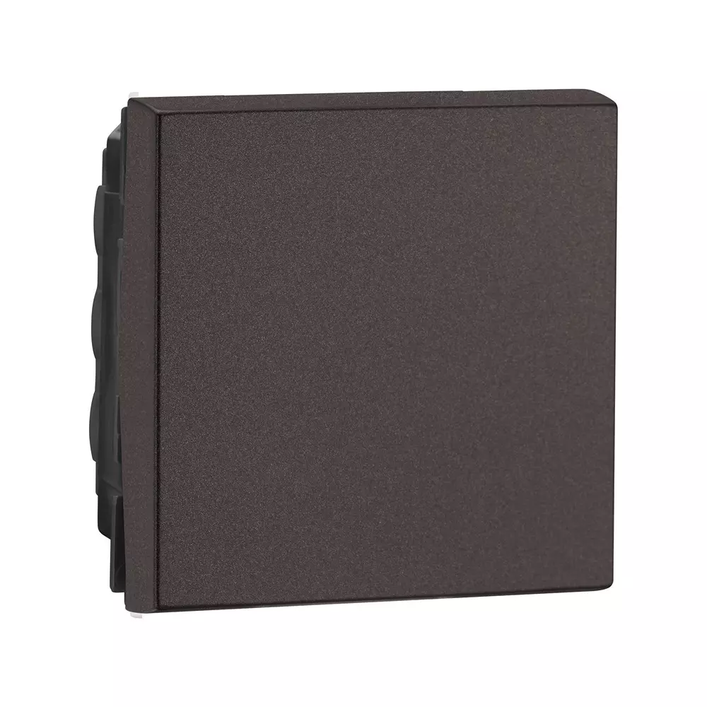 Legrand Myrius Intermediate Switch 10 A 230 V AC, 2 Module Plastic Body and Charcoal Grey Color, 679407