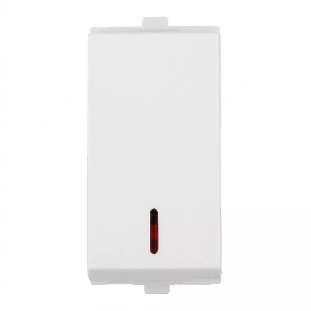 Anchor Penta 1 Way Switch With Neon White 1 Module 16 Amp 200 W SBL Load, 65077 (Pack of 10)