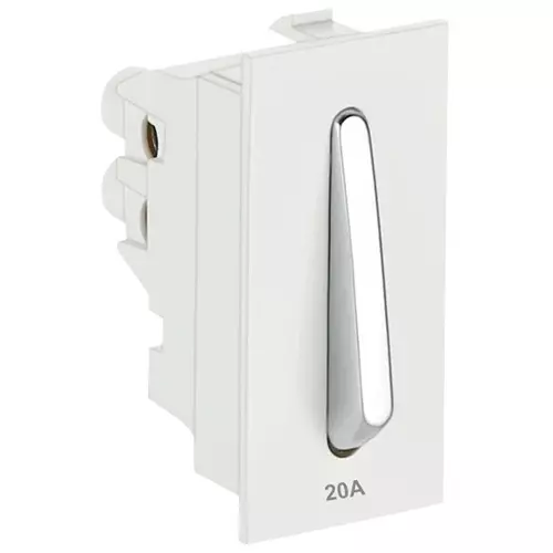 Golek Accura Electrical Switch 1 Way 1 Modular, 5664 (Pack of 20)