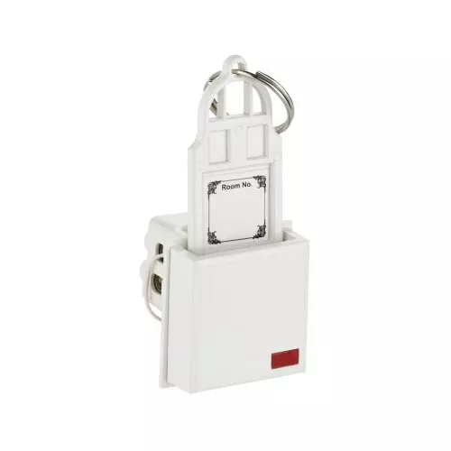 Golek Accura Switch With Key Tag 32 Amp Double Pole 2 Modular, 6017 (Pack of 5)