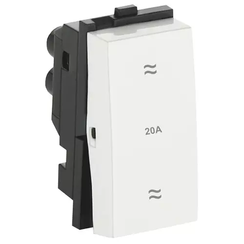 Golek Rider Electrical Switch Curve 2 Way 1 Modular, 7007 (Pack of 20)