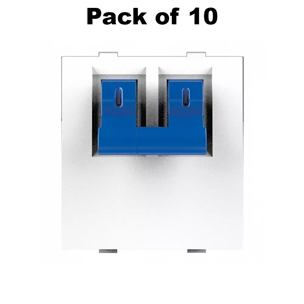 K9 Trip Switch Double Pole 2 Module 25 Amp White, 9049-25A (Pack of 10)