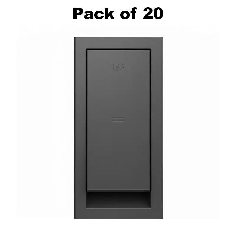 K9 Benz Switch 2 Way 1 Module 20 Amp Grey, 9610 (Pack of 20)