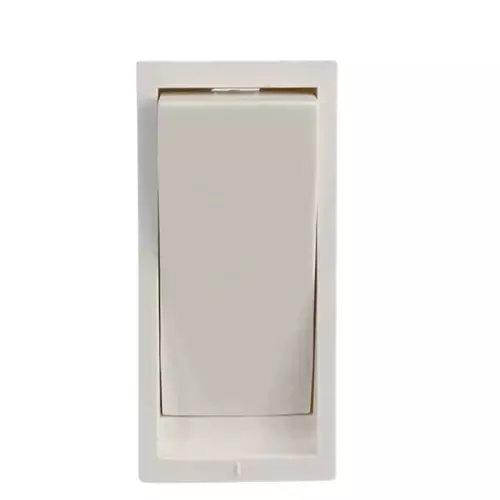 HOSPER Universal Series Flat Switch Polycarbonate 20 A 2 W White, RF05