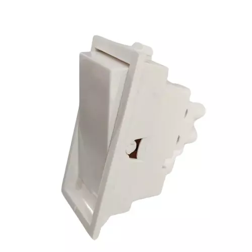 HOSPER Universal Series Flat Switch Polycarbonate 20 A 2 W White, RF05