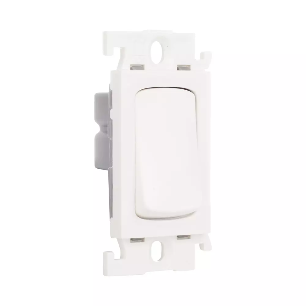 Legrand Mylinc Switch 10 A 230 V AC, 1 Way 1 Module Plastic Body and White Color, 675585