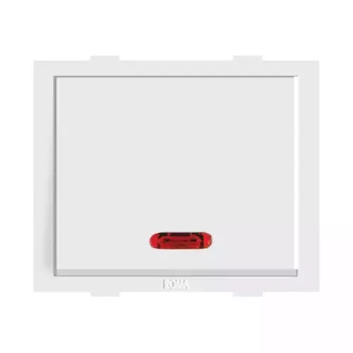 Anchor Roma Classic Dura Bell Push Switch White 10 Amp Current, 21554 (Pack of 10)