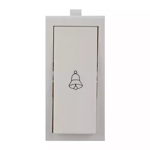 Anchor Roma Classic Bell Push Switch With Neon White 10 Amp Current, 21055 (Pack of 20)