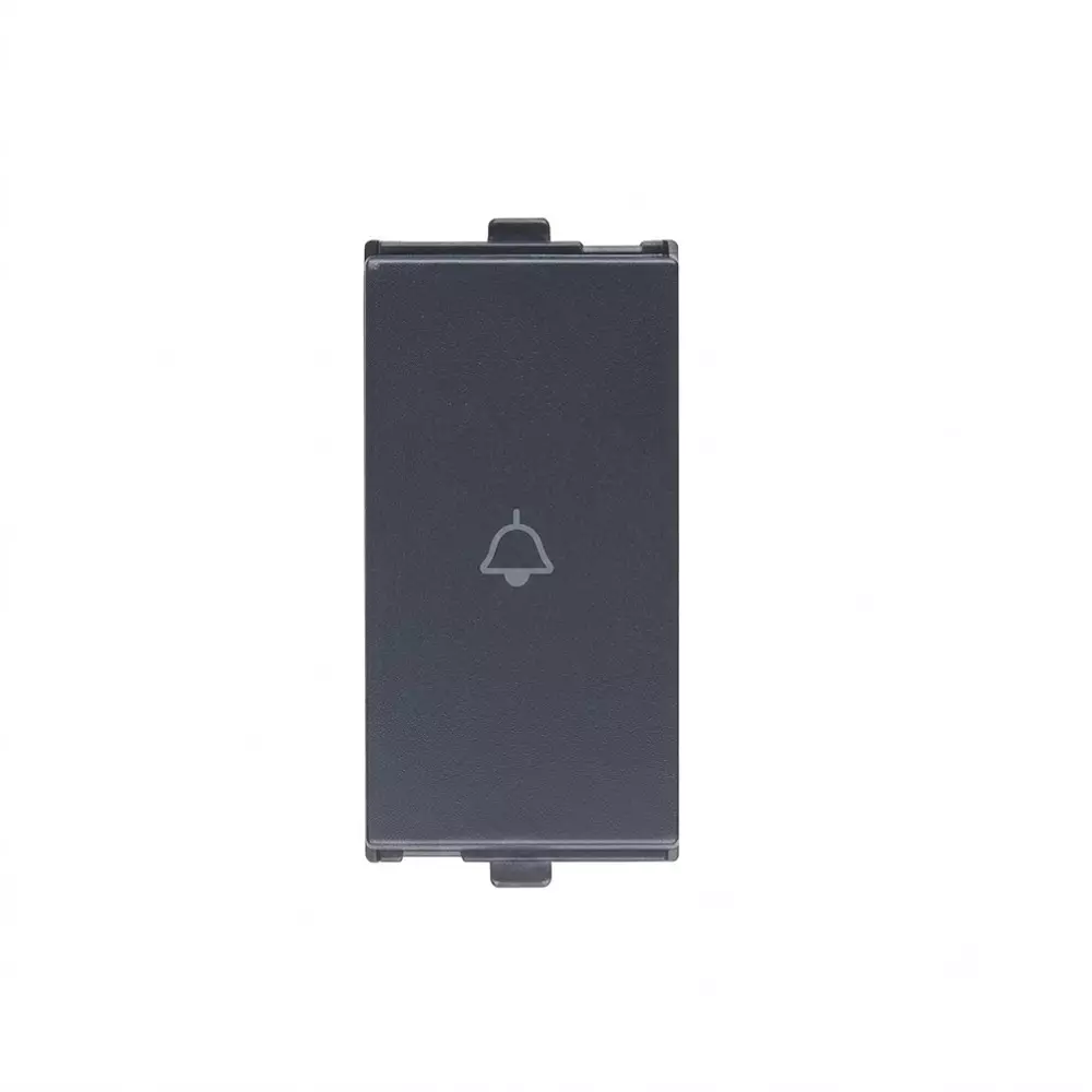 Anchor Penta Bell Push Switch Black 1 Module 6 Amp Current, 65003B (Pack of 20)