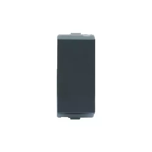 L&T [ Lauritz Knudsen ] Entice Switch Charcoal Grey Color 1 Module 1 Way 25 Amp Current, CB91101SG25