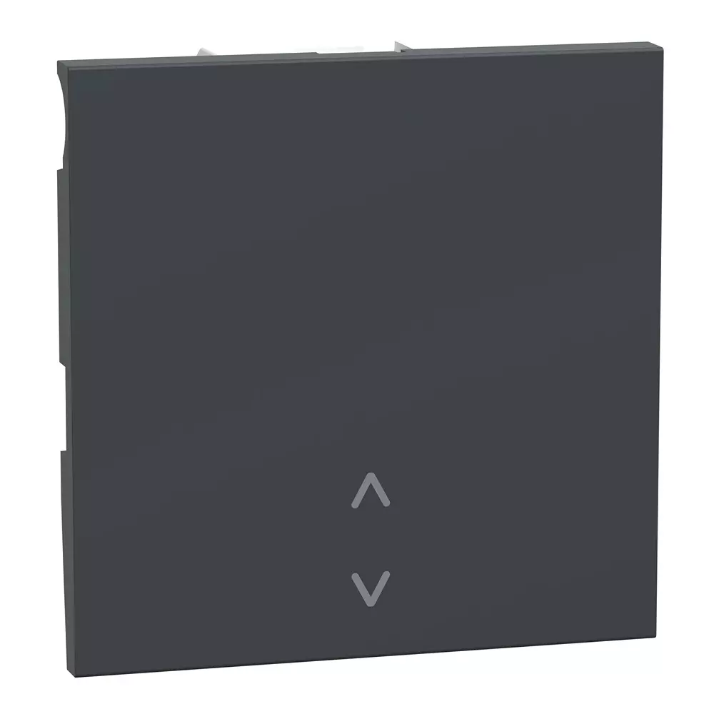 Schneider Electric Unica Pure+ Series Switch Volcanic Grey 2 Modules 240 V AC Operational Voltage and 6 A Rated Current, UN6FSW2W2M_GY