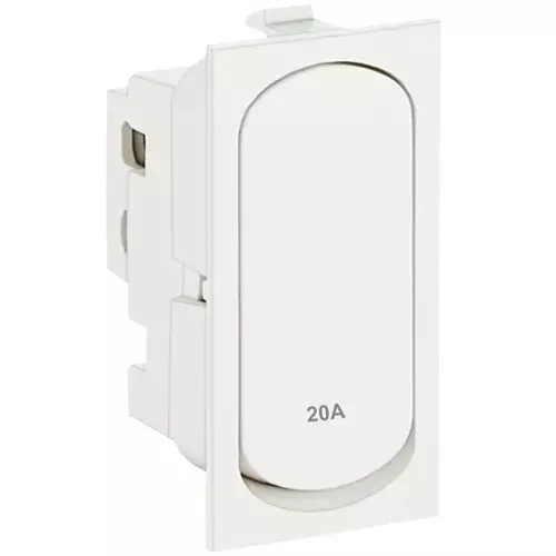 Golek Accura Electrical Switch Capsule 1 Way 1 Modular, 5336 (Pack of 20)