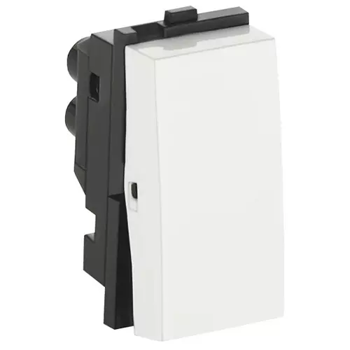 Golek Rider Electrical Switch Curve 1 Way 1 Modular, 7001 (Pack of 20)