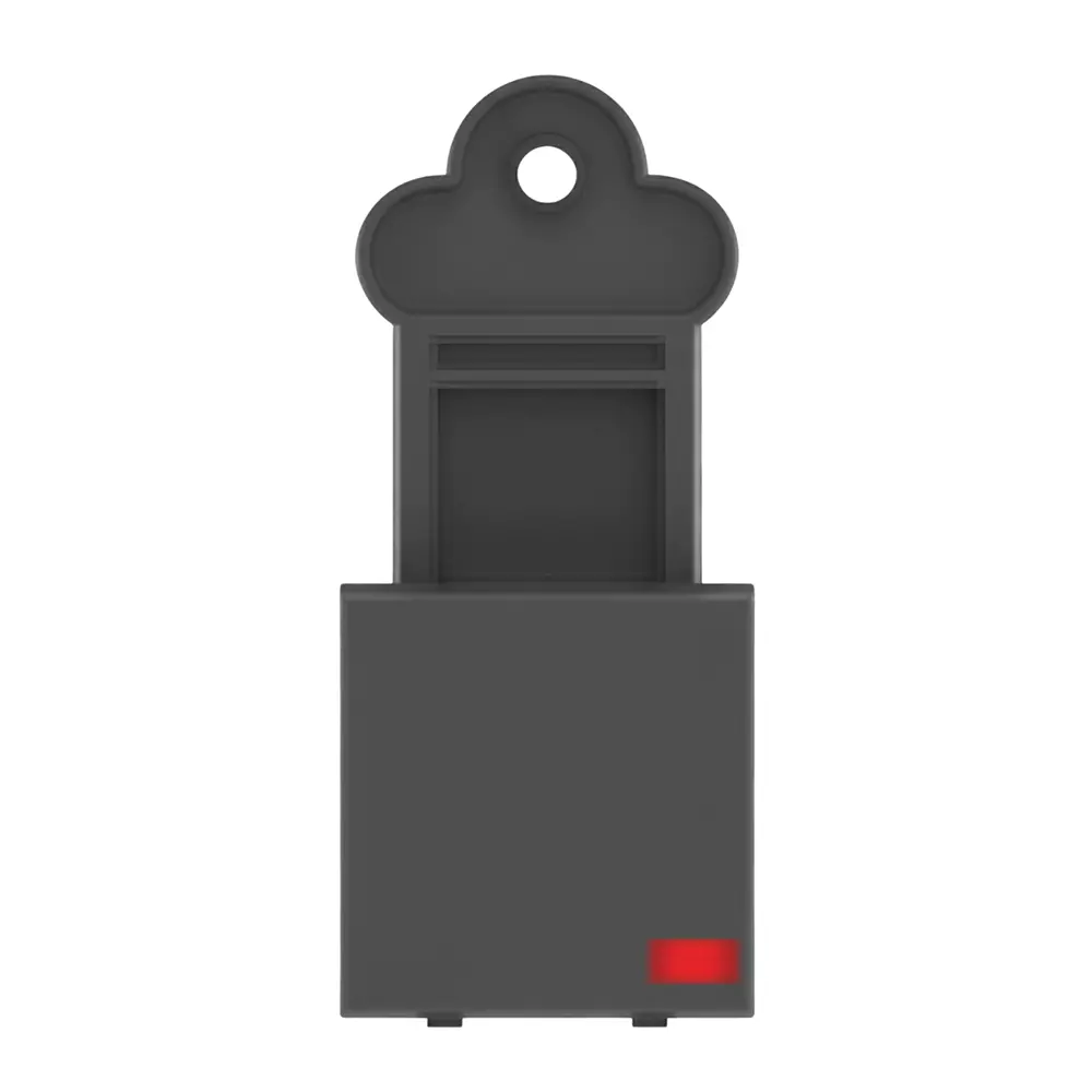 K9 Switch With Key Tag Double Pole 2 Module 32 Amp Grey, 9057 (Pack of 5)