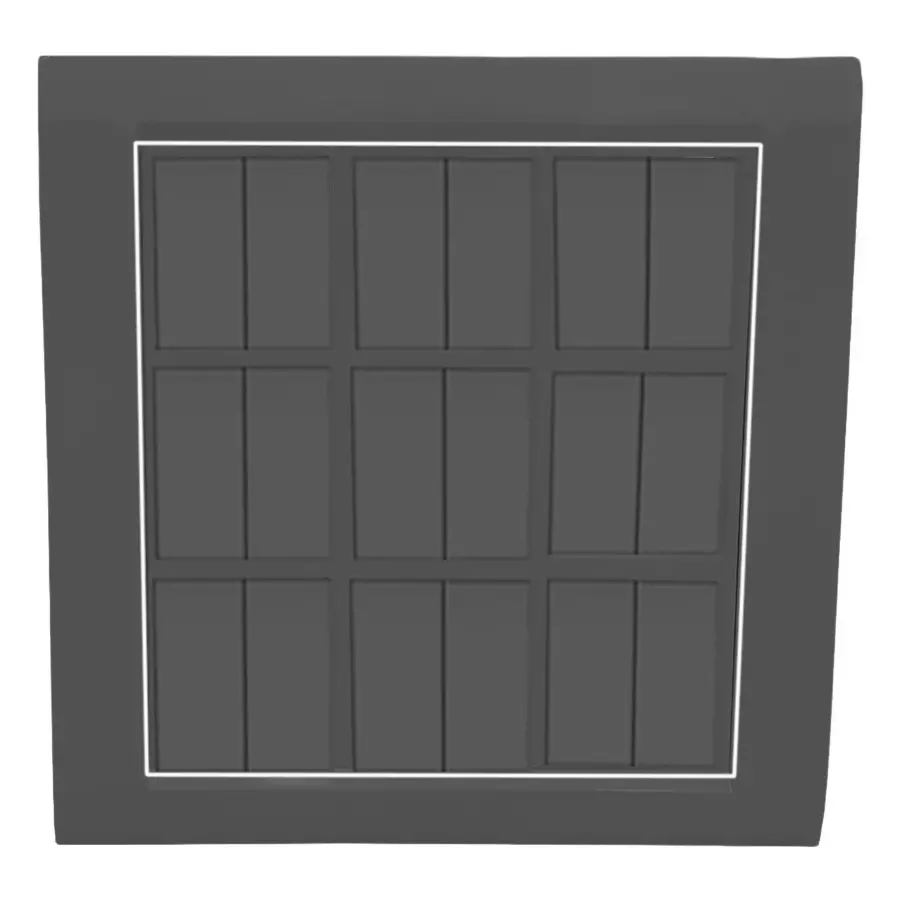 HOSPER PremiumGrey Series Flat Switch 18 Module 9x8 inch, RSCP09