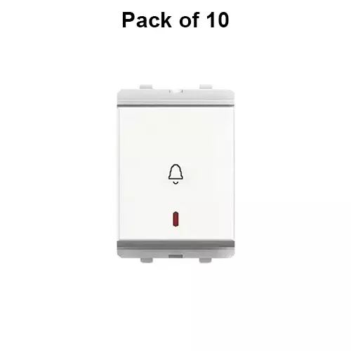 cona-bell-push-switch-with-indicator-oura-series-white-6-amp-pack-of-10-pcs