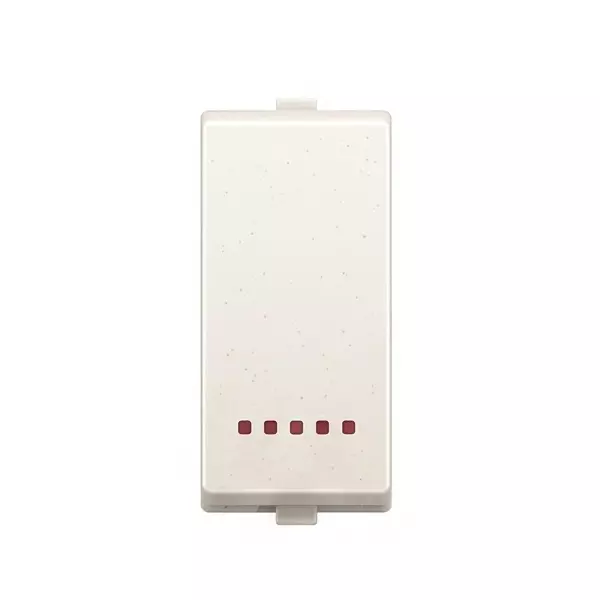 Goldmedal Nixon 1 Way Switch with Indicator (LED) 50–60 Hz Absolute White 240 V 10 A Current 1 Module, 101402