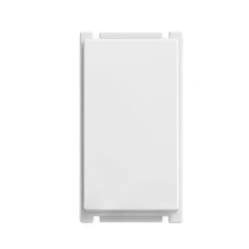 Goldmedal Air Aero Switch 240 V Absolute White 10 A Current 1 Module for Commecial and Industrial Use, 181501