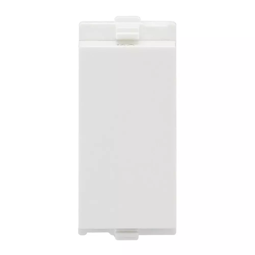 L&T [ Lauritz Knudsen ] Engem Switch White Color 1 Way 1 Modular 16 AX Current, CB93101SW16