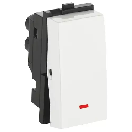 Golek Rider Switch With Indicator Curve 1 Way 1 Modular (Pack of 20)