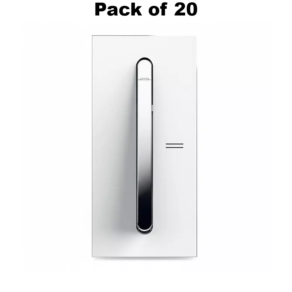 K9 Sleek Switch 2 Way 1 Module 6 Amp White, 9622 (Pack of 20)